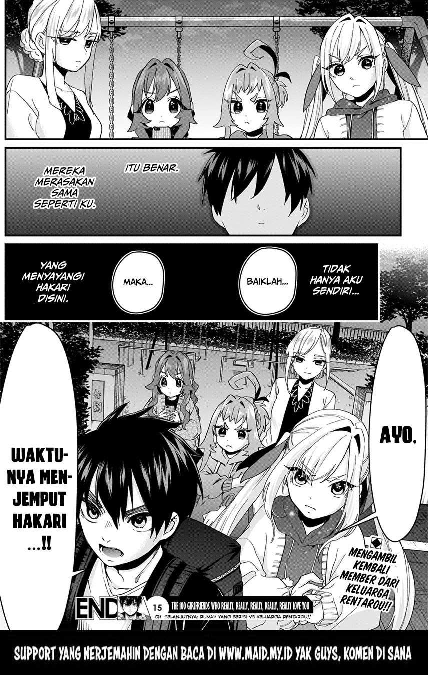 Kimi no Koto ga Dai Dai Dai Dai Daisuki na 100-ri no Kanojo chapter 15